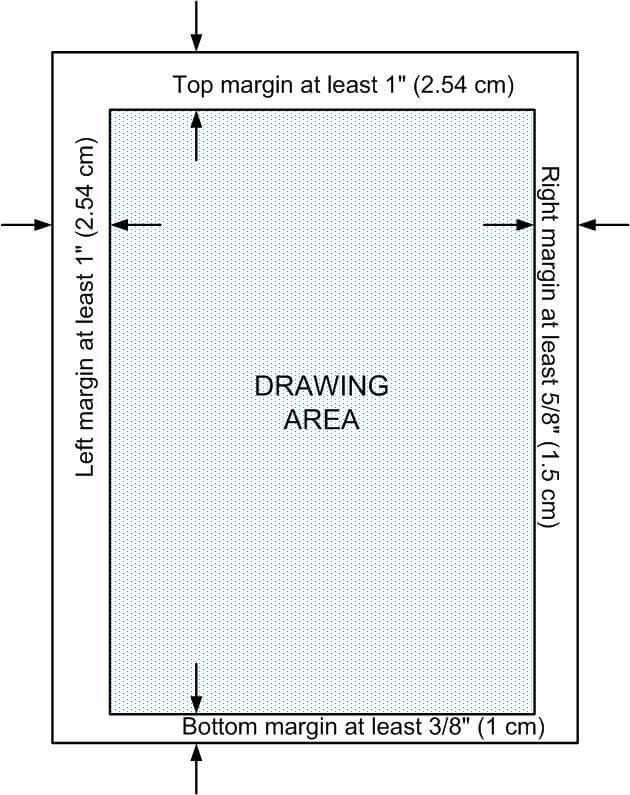 US Patent Drawing Size