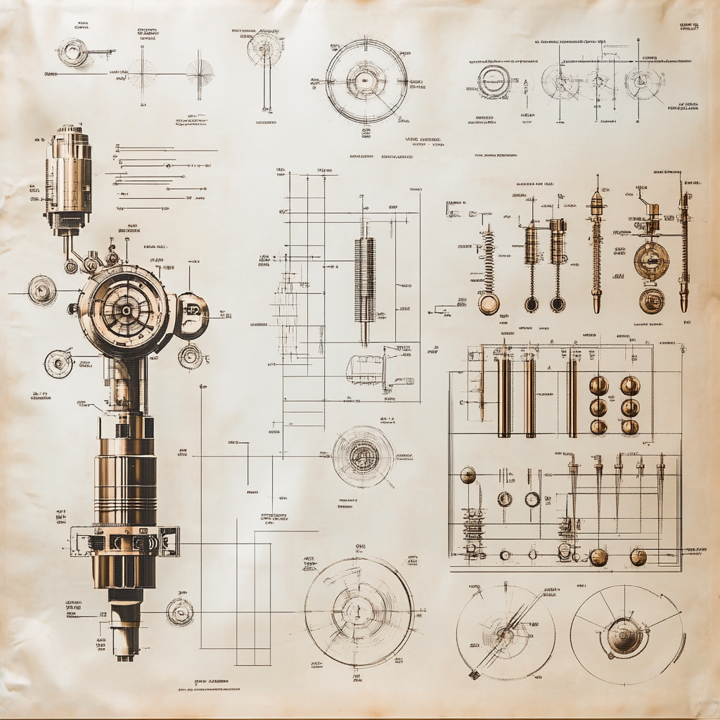 An image showing a patent diagram with a side-by-side breakdown of the description and claims sections.