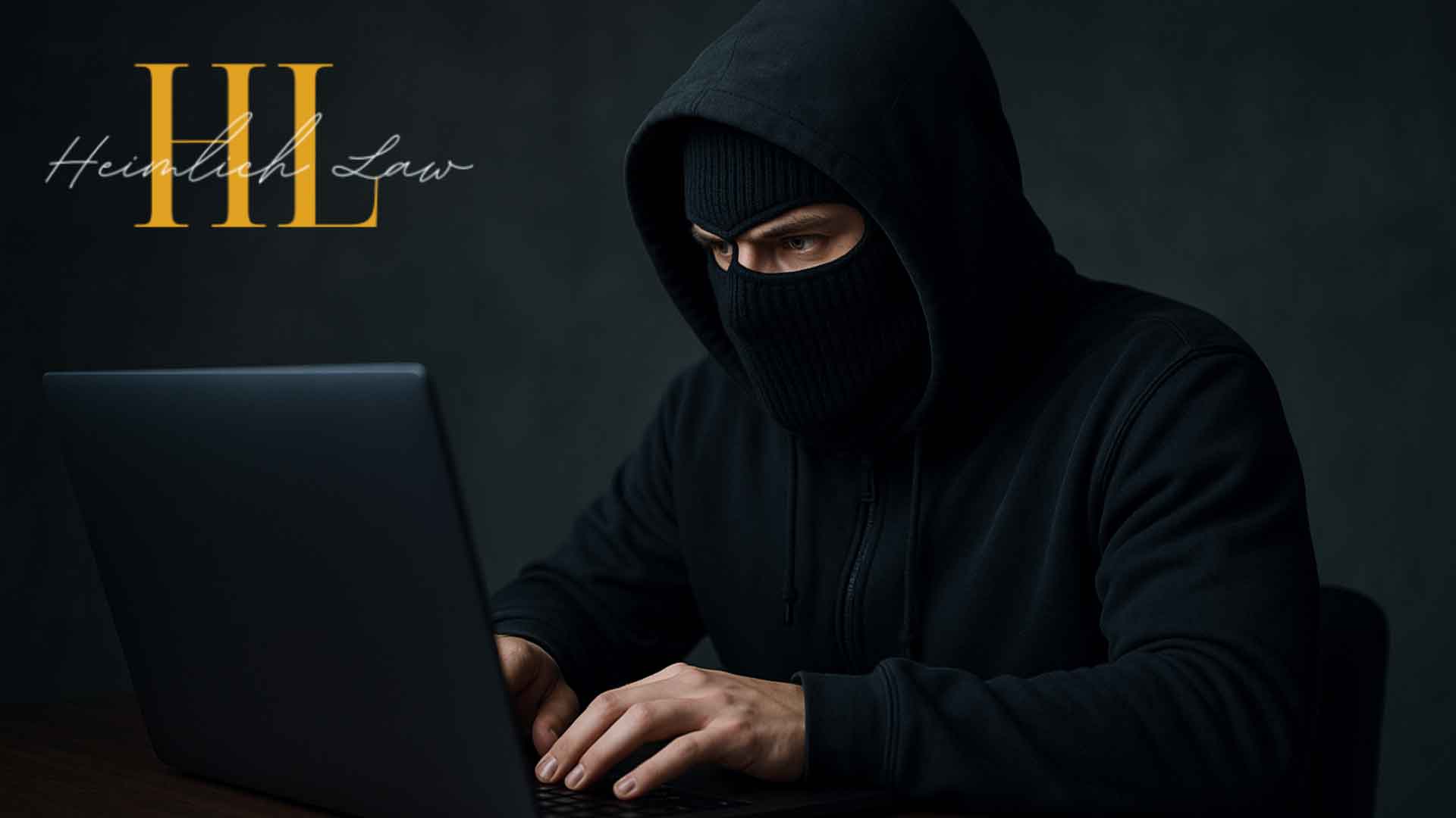 A man in a hoodie working on a computer